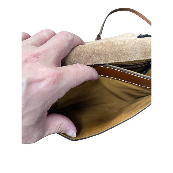 Patricia Nash Womans Brown Vintage Tooled Leather Crossbody Adjustable Shoulder - Picture 11 of 15